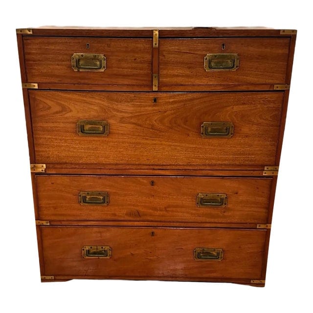 Late 19th Century British Military Five-Drawer Campaign Chest | IdleHour