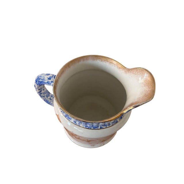 Late 19th Century Doulton (Pre-Royal) Floral Transferware Pitcher | IdleHour