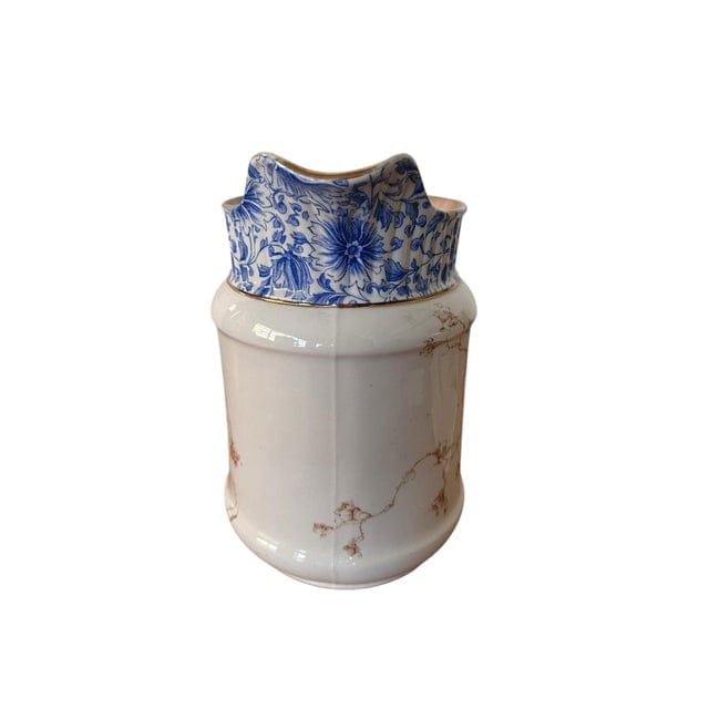 Late 19th Century Doulton (Pre-Royal) Floral Transferware Pitcher | IdleHour