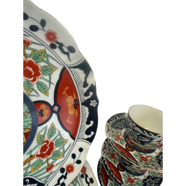 Late 20th Century Gump’s “Kiku” Imari-Style China – Nearly Complete Service for 12 - 57 Pieces | IdleHour