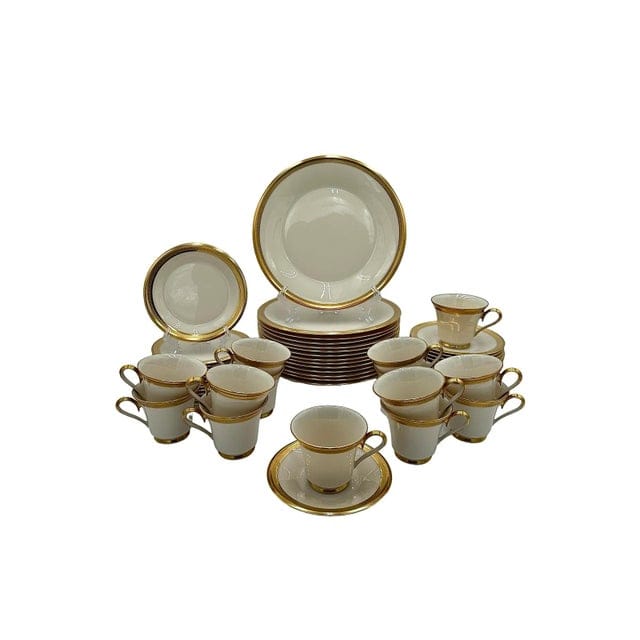 Late 20th Century Lenox Aristocrat Estate Set for 14 People - 56 Pieces | IdleHour