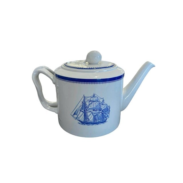 Late 20th Century Spode Blue Clipper Tea Set for 10 - 33 Pieces | IdleHour