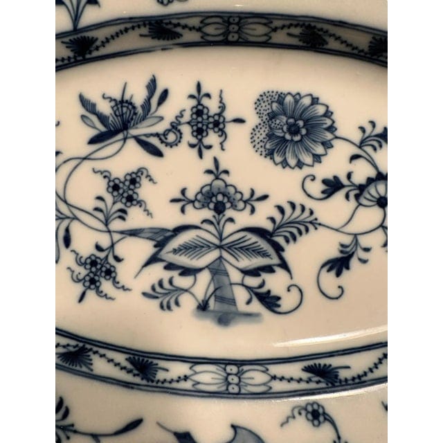 Late 20th Century Vintage Meissen Blue Onion Platter | IdleHour