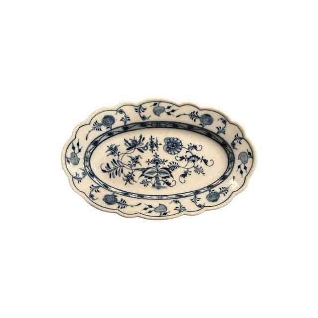 Late 20th Century Vintage Meissen Blue Onion Platter | IdleHour