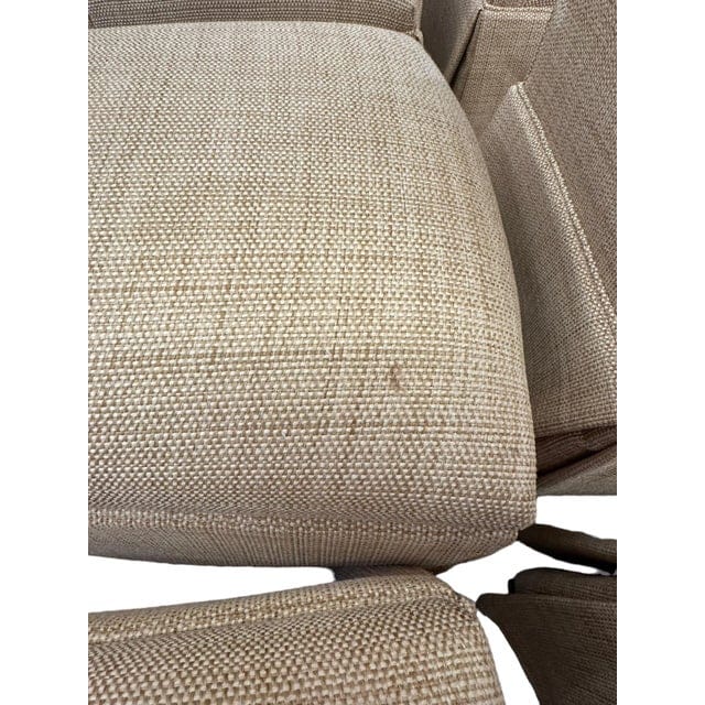 Lillian August Linen Dining Chairs With Pleated Skirts and Nailheads - Set of 8 | IdleHour