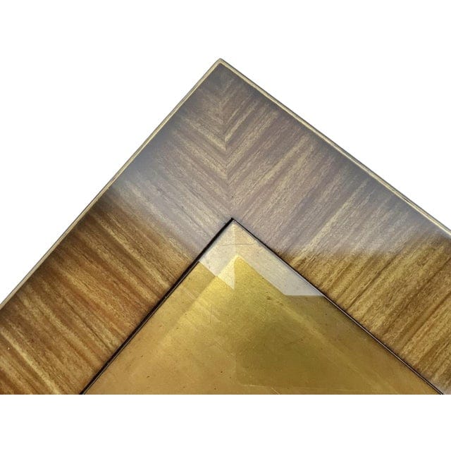 Maitland Smith Eglomise Reverse Painted Glass Cocktail Table | IdleHour