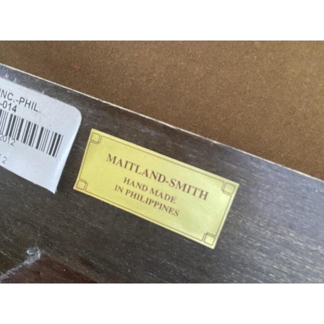 Maitland Smith Eglomise Reverse Painted Glass Cocktail Table | IdleHour