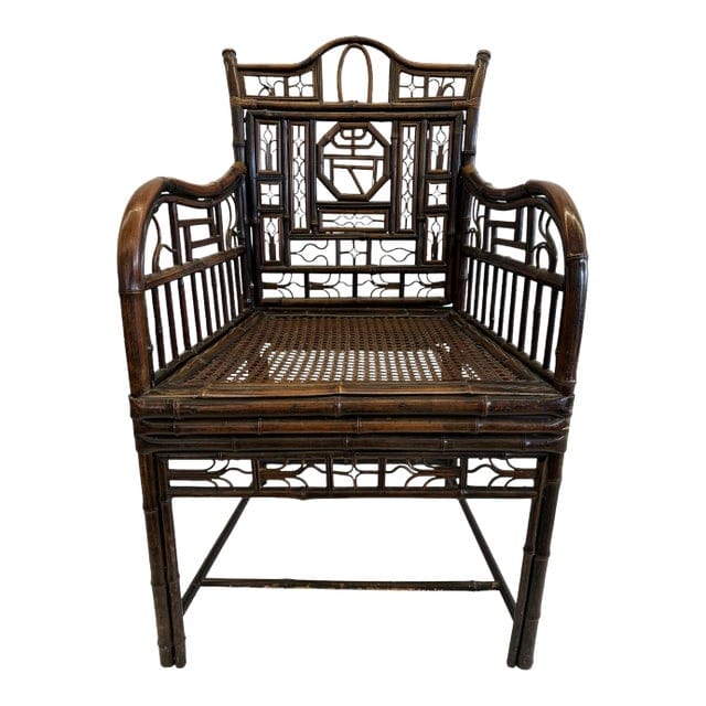 Mid 20th Century Diminutive Pavillion Bamboo Side Chair | IdleHour