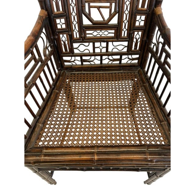 Mid 20th Century Diminutive Pavillion Bamboo Side Chair | IdleHour