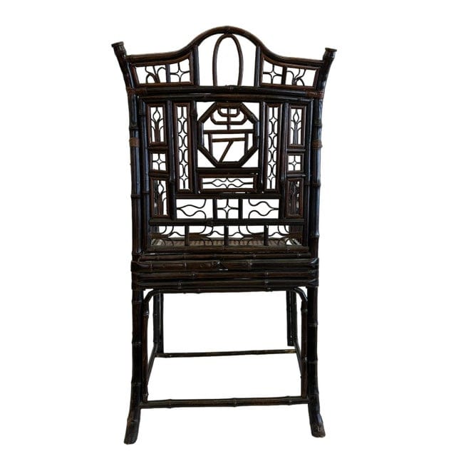 Mid 20th Century Diminutive Pavillion Bamboo Side Chair | IdleHour