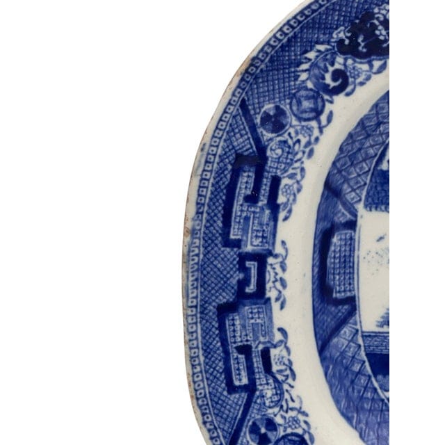 Mid 20th Century Ridgway Blue Willow Platter | IdleHour