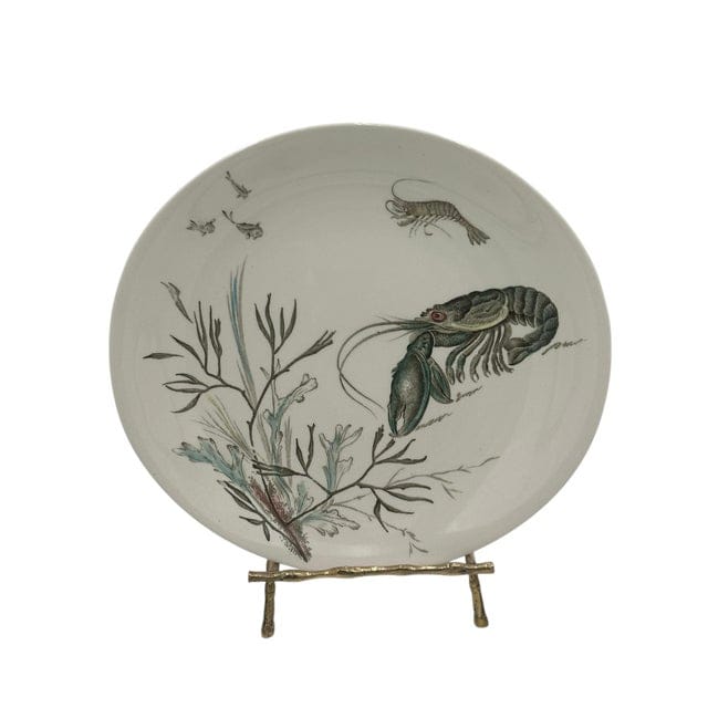 Mid 20th Century Set of 11 Vintage Johnson Brothers Fish Dinner Plates - 6 Patterns | IdleHour