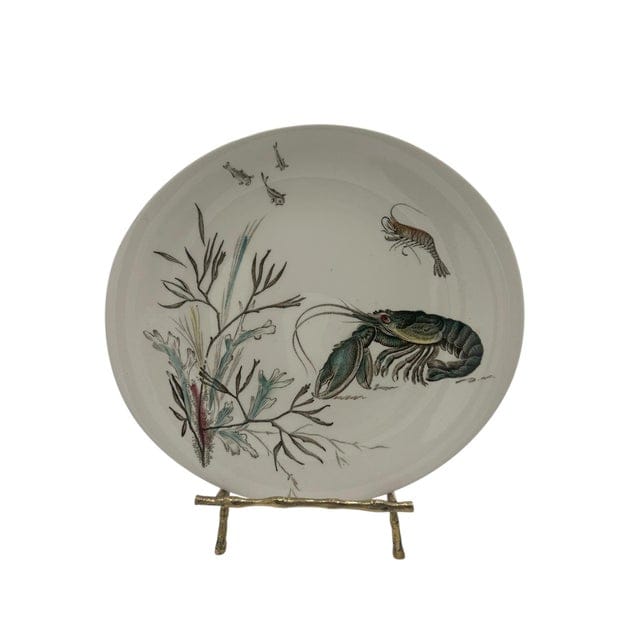 Mid 20th Century Set of 11 Vintage Johnson Brothers Fish Dinner Plates - 6 Patterns | IdleHour