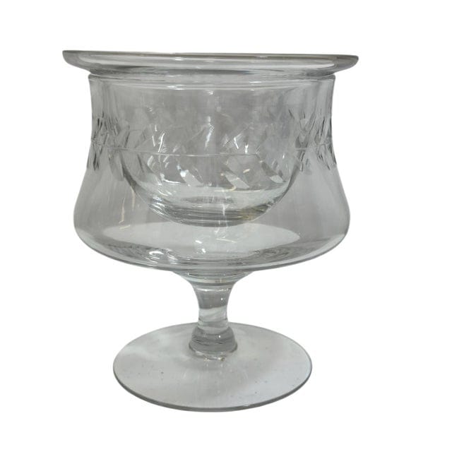 Mid 20th Century Set of 12 Vintage Crystal Caviar Seafood Servers | IdleHour