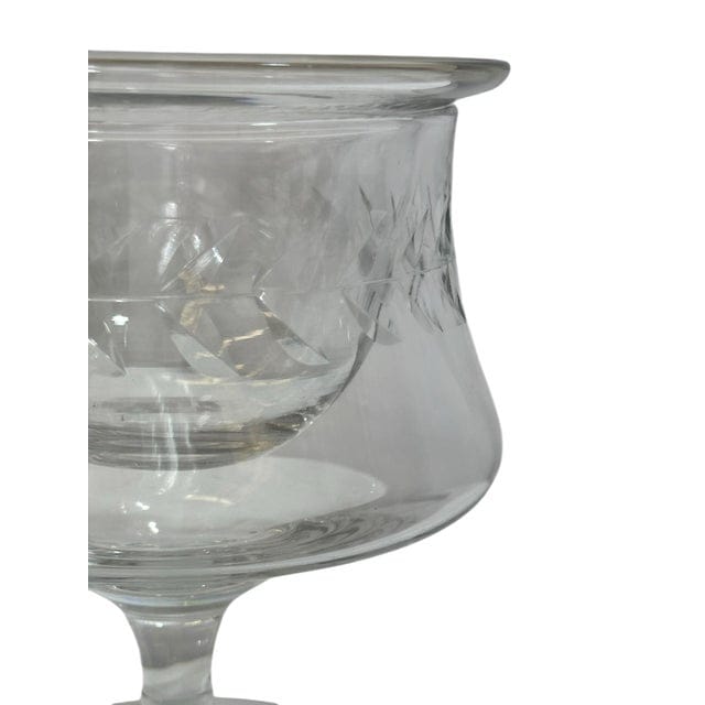 Mid 20th Century Set of 12 Vintage Crystal Caviar Seafood Servers | IdleHour