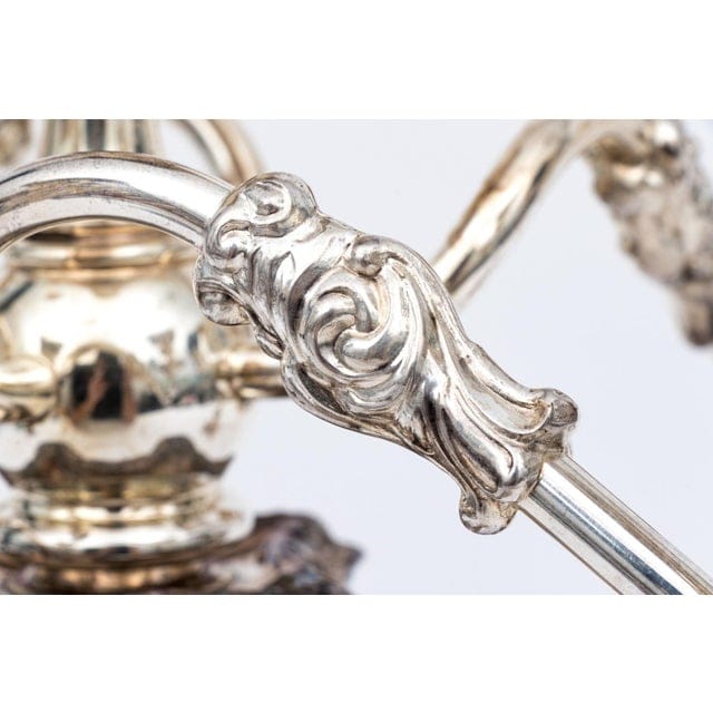 Pair of 19th Century Sheffield Silver Plate Five Candle Candelabrums | IdleHour