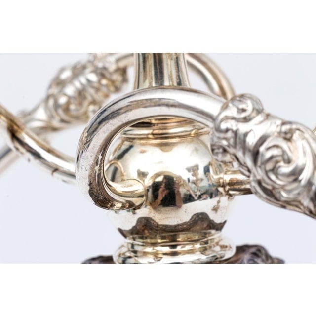 Pair of 19th Century Sheffield Silver Plate Five Candle Candelabrums | IdleHour