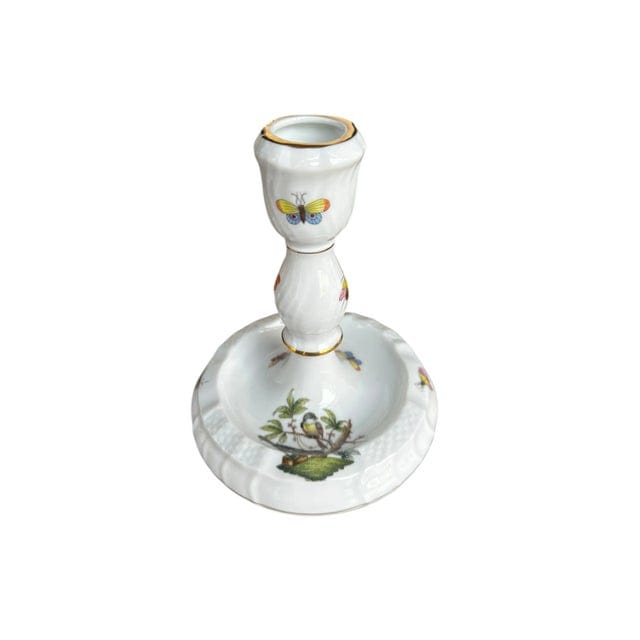 Pair of Herend Rothschild Bird Candlestick Holders | IdleHour