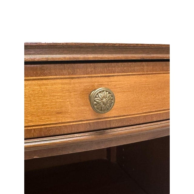 Pair of Kittinger Georgian Style Bowfront Nightstands | IdleHour