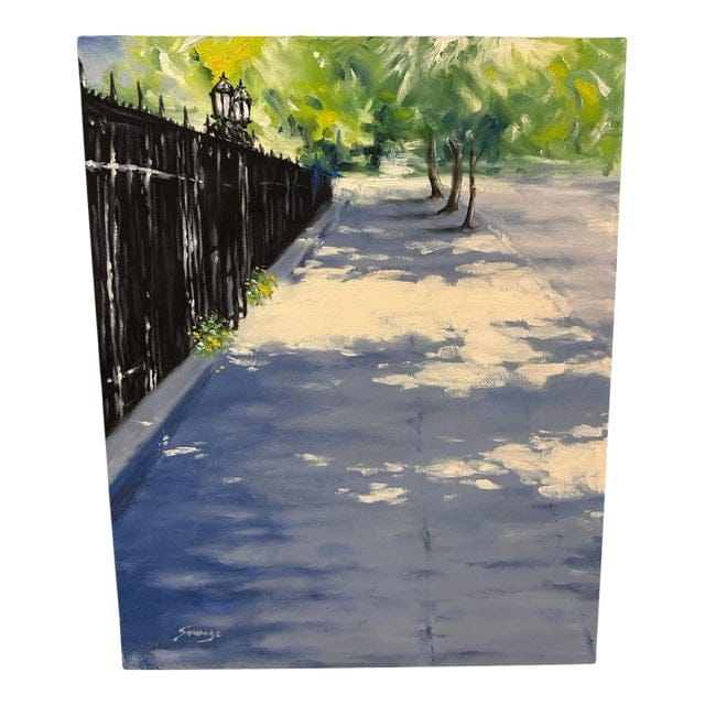Ron Savage Impressionist Cityscape Oil Painting | IdleHour