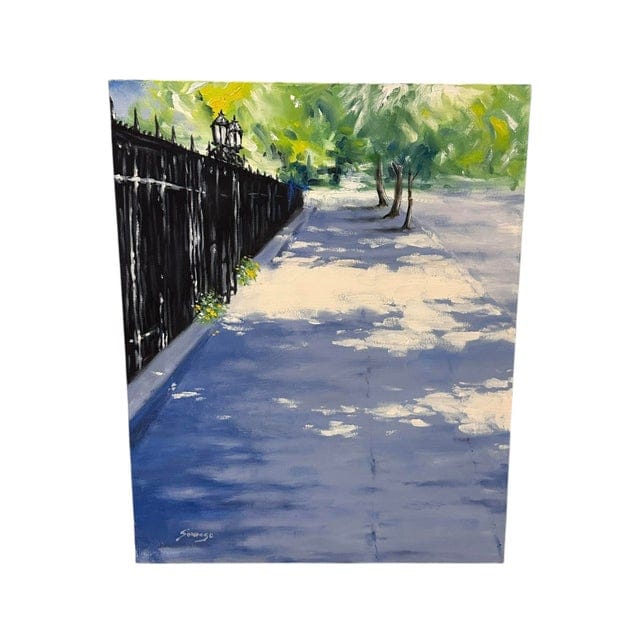 Ron Savage Impressionist Cityscape Oil Painting | IdleHour