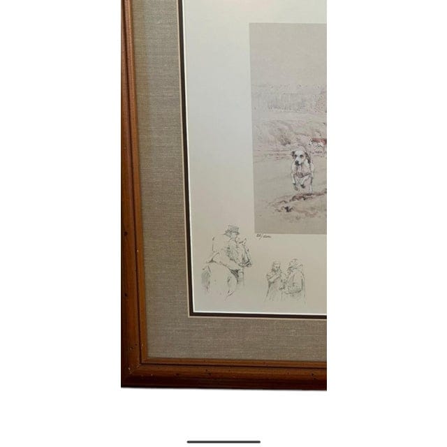 Ros Goody 1981 Special Edition Signed Equestrian Fox Hunt Print "The Quorn at Twyford" - #33/500 | IdleHour