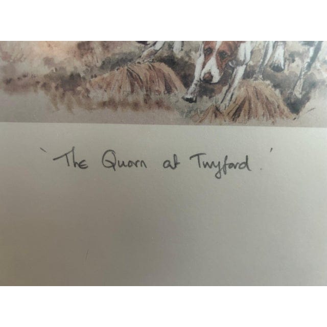 Ros Goody 1981 Special Edition Signed Equestrian Fox Hunt Print "The Quorn at Twyford" - #33/500 | IdleHour
