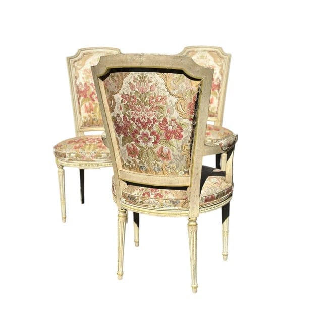 Set of 6 Early 20th Century Louis XVI Dining Chairs With Original Upholstery | IdleHour