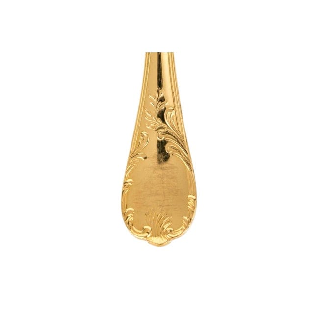 Set of 8 Late 20th Century Christofle Vermeil Marly Cream Soup Spoons | IdleHour