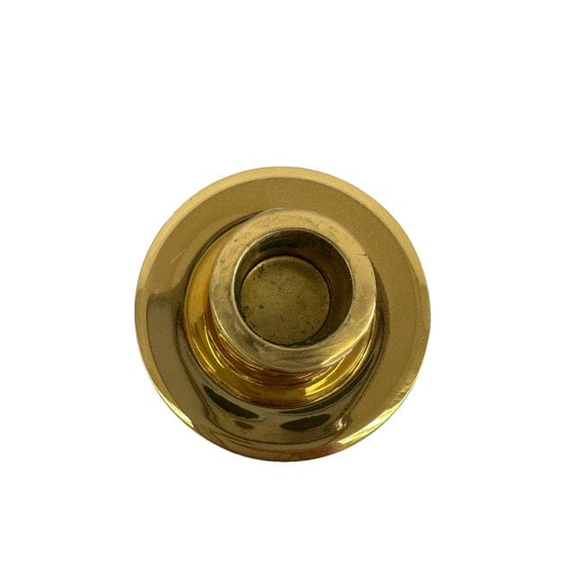 Set of Three Mid 20th Century Brass Twisted Candlestick Holders | IdleHour