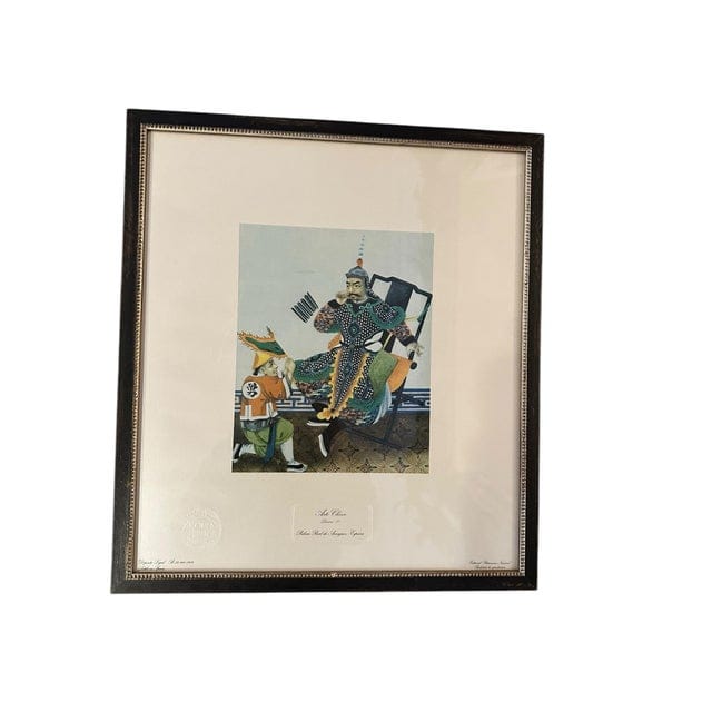 Vintage 1970s Chinese Lithograph Reproduction Prints, Set of Four, Framed | IdleHour