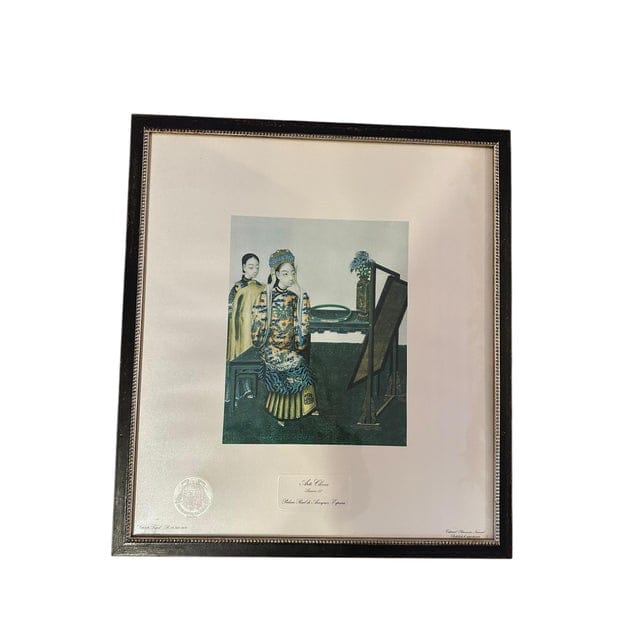 Vintage 1970s Chinese Lithograph Reproduction Prints, Set of Four, Framed | IdleHour