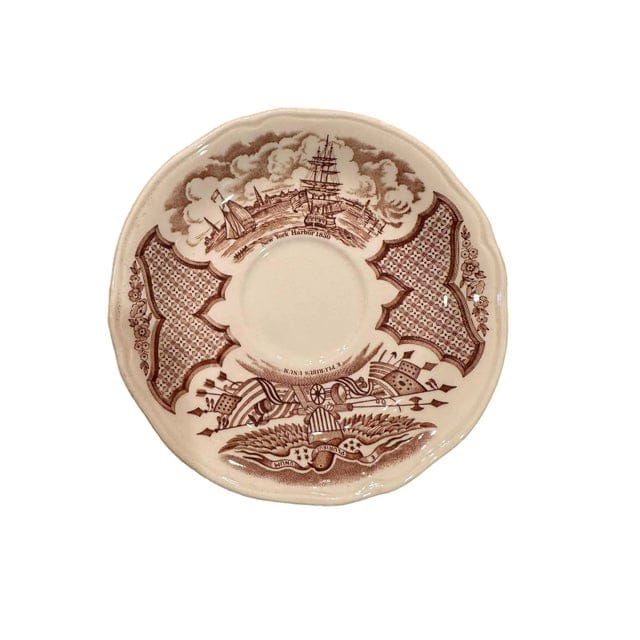Vintage Alfred Meakin Staffordshire Fair Winds The Friendship of Salem Tea Set for Ten- 22 Pieces | IdleHour