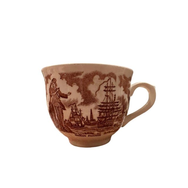Vintage Alfred Meakin Staffordshire Fair Winds The Friendship of Salem Tea Set for Ten- 22 Pieces | IdleHour