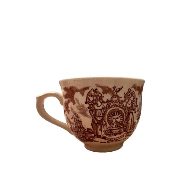 Vintage Alfred Meakin Staffordshire Fair Winds The Friendship of Salem Tea Set for Ten- 22 Pieces | IdleHour