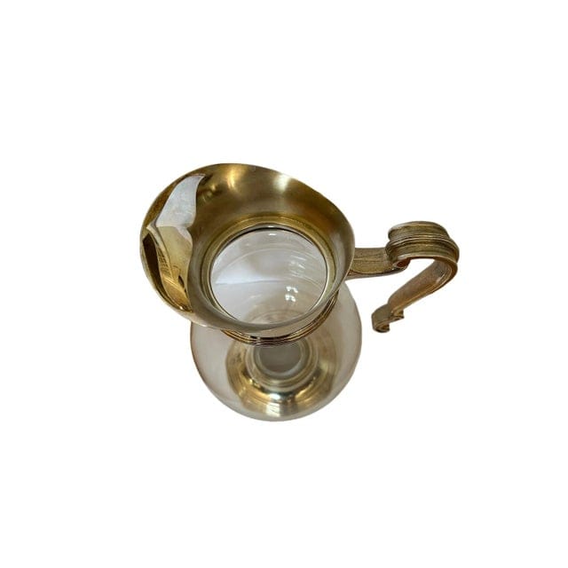 Vintage Christofle Crystal and Silverplate Water Pitcher | IdleHour