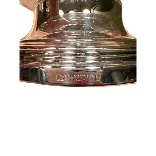 Vintage Christofle Crystal and Silverplate Water Pitcher | IdleHour