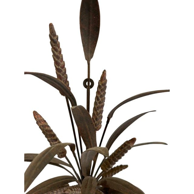 Vintage Currey and Company Wheat Motif Sconce - Bronze Finish | IdleHour
