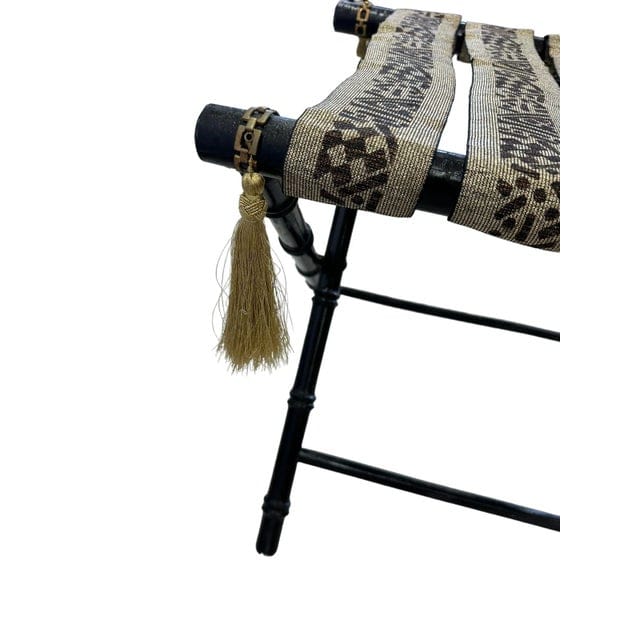 Vintage Faux Bamboo Luggage Rack | IdleHour
