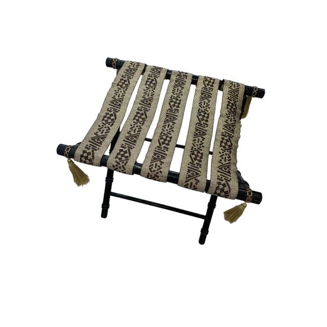 Vintage Faux Bamboo Luggage Rack | IdleHour