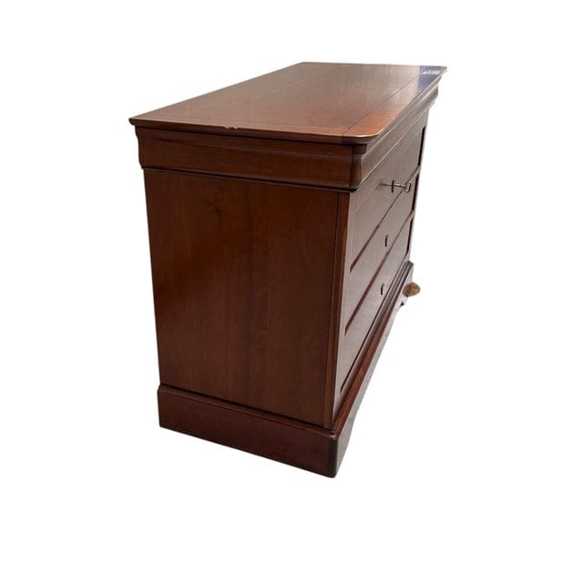 Vintage Grange Louis Philippe Three Drawer Cherry Commode / Chest of Drawers | IdleHour
