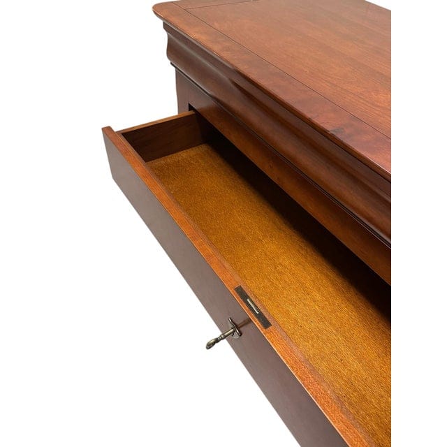 Vintage Grange Louis Philippe Three Drawer Cherry Commode / Chest of Drawers | IdleHour