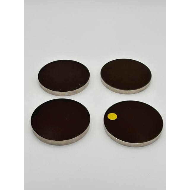 Vintage Gucci Monogram and Silver Coasters - Set of 4 | IdleHour