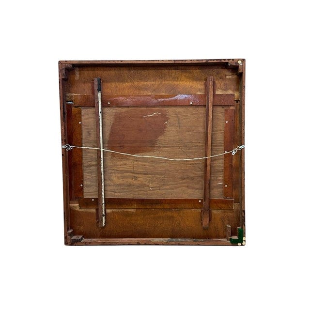 Vintage Inlaid Wood Chess and Backgammon Wall Board | IdleHour