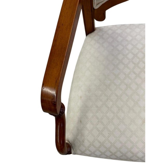 Vintage Regency Chair With Greek Key Design and Bamboo Legs | IdleHour