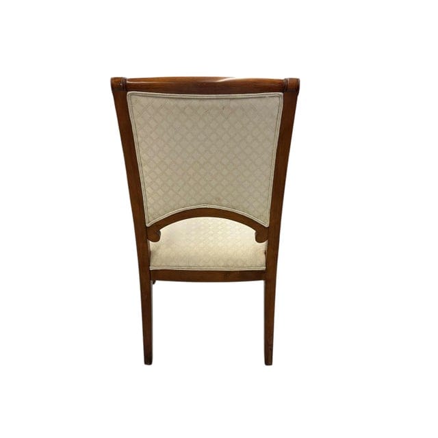 Vintage Regency Chair With Greek Key Design and Bamboo Legs | IdleHour