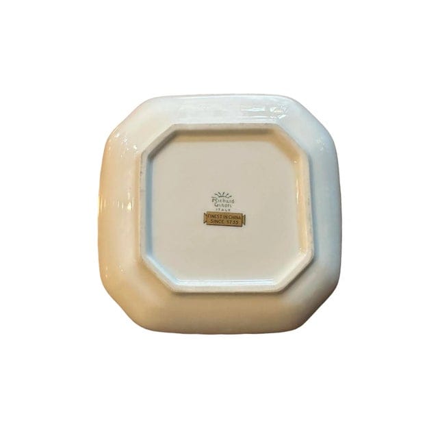 Vintage Richard Ginori Square Bowl in Paradise Pattern | IdleHour