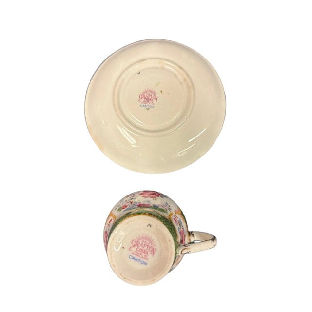 Vintage Royal Grafton Canton Demitasse Cup and Saucer | IdleHour
