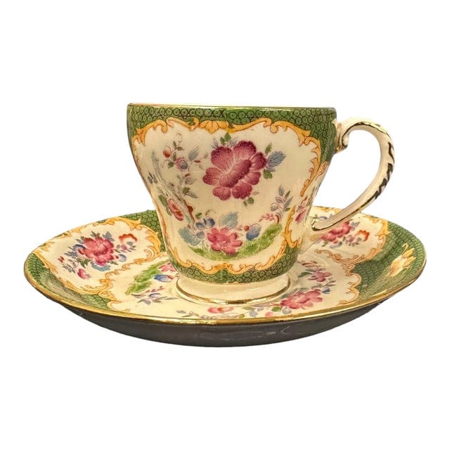 Vintage Royal Grafton Canton Demitasse Cup and Saucer | IdleHour