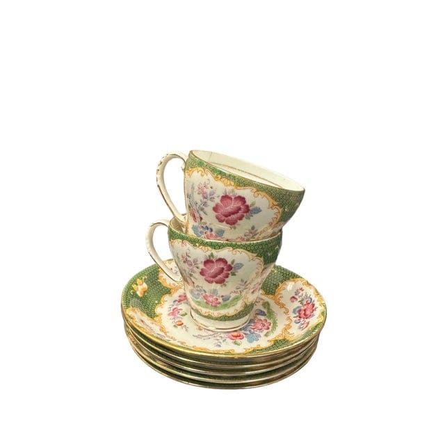 Vintage Royal Grafton Canton Tea Set - 14 Pieces | IdleHour